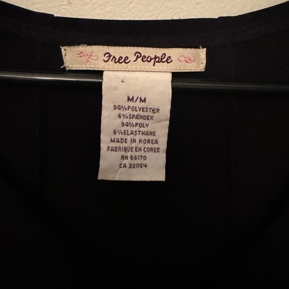 Vintage | Free people | v neck slit midi dress | size medium - Picture 3 of 5